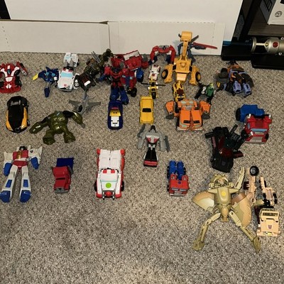 Huge 33 Figures Hasbro Transformers Lot