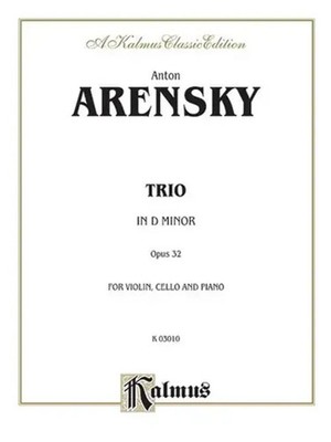 Trio in D Minor, Op. 32 | Anton Stepanovich Arensky | Buch | 1985