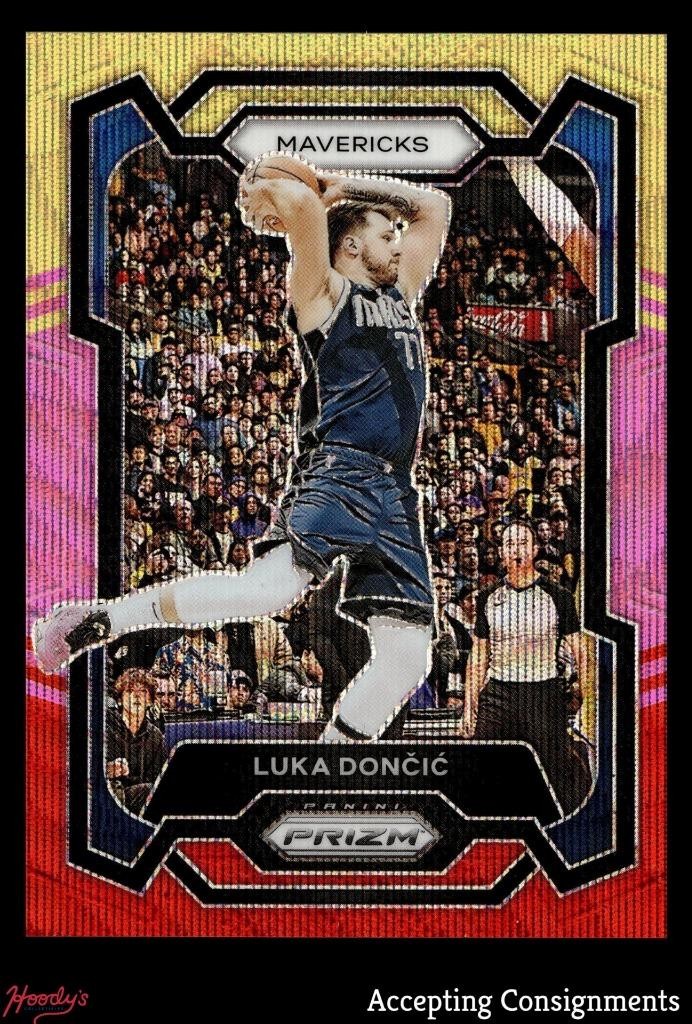 2023-24 Panini Prizm Prizms Multi Wave #110 Luka Doncic 60/88 Mavericks