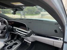 Leather Car Dashboard Cover Dash Pretector Mat for Cadillac Lyriq 2023-2024-2025