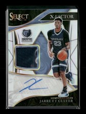 2021-22 Select #XF-JCV Jarrett Culver X-Factor Memorabilia Signatures #/149 Auto