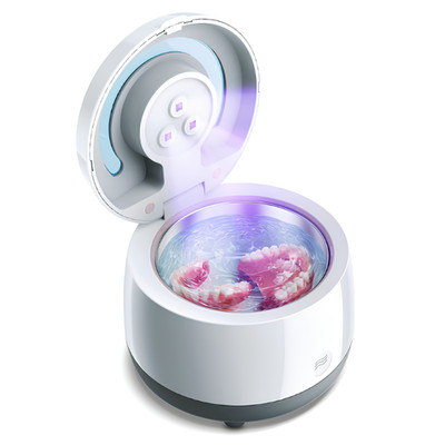 42kHz Portable Sonic Dental Clean Pod For Mouth Guard Denture Aligner Invisalign