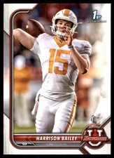 Harrison Bailey 2021-22 Bowman University #7 Tennessee Volunteers NFL READ
