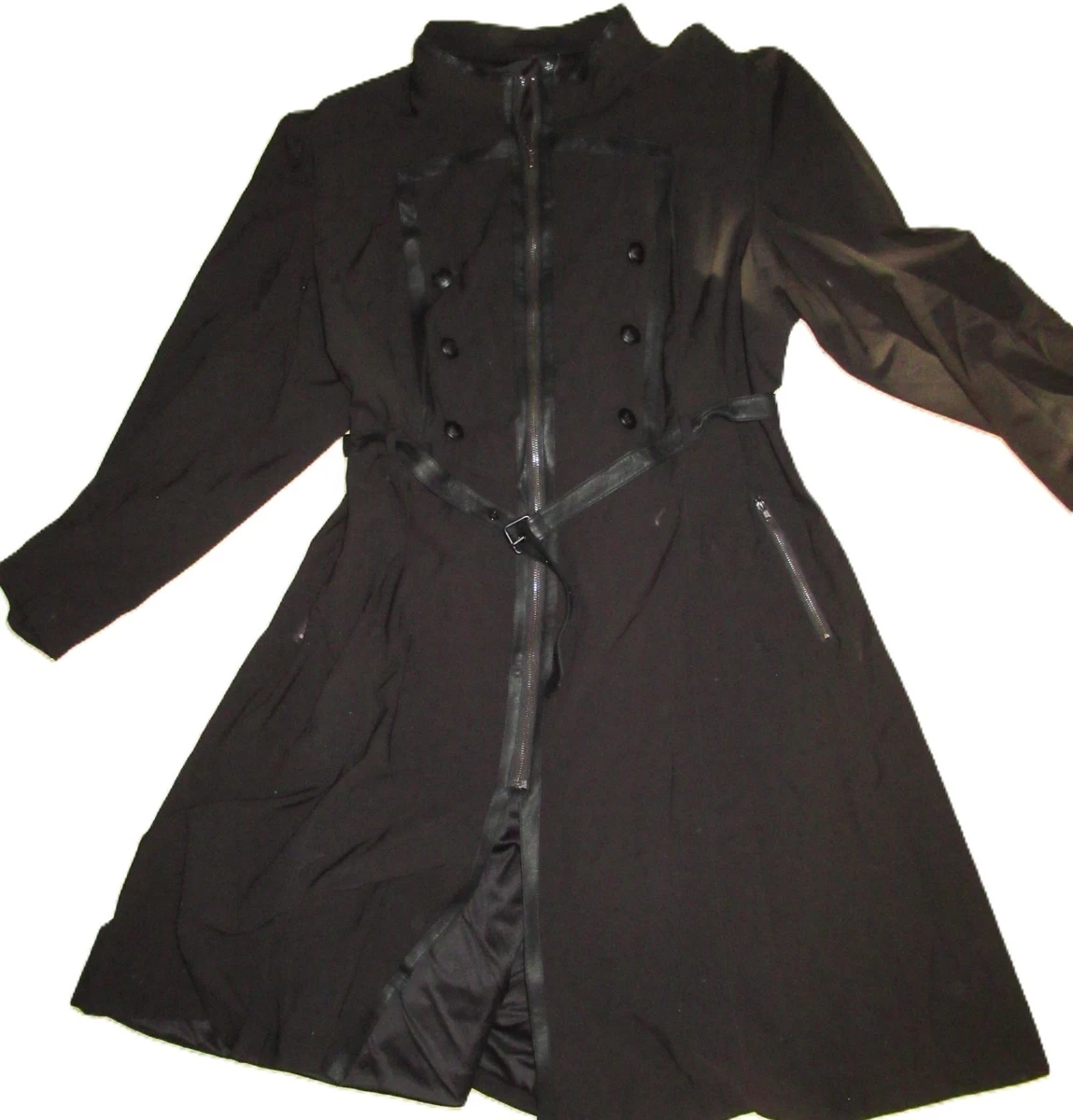 Trench Coats Steampunk Plus Coats, Jackets & Vests for Women for