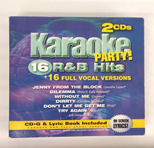 Karaoke Party R B Hits CD G Karaoke Disc Set English Playable CDG MPN 5343 5494
