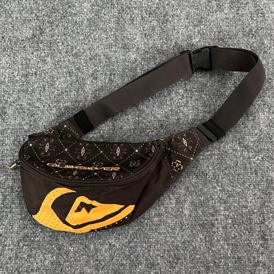 Y2K Quiksilver Surf Skate Big Logo Cross Body Bag Waist Pack