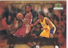 Lebron James Rookie 2003-04 Upper Deck Kobe Bryant Freshman Season RC Card #39