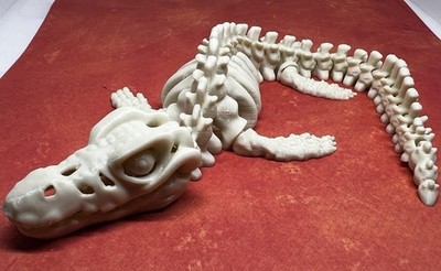 10'' Posable Sea Monster Dinosaur 3D Printed New Fish Tank Aquarium Accessory