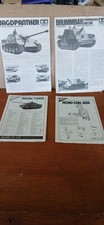Vintage Tamiya & Nichimo 1/35 Scale Instructions Read Description Free P&P