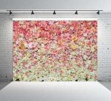 9x6 Ft Floral Backdrop Photography Valentines Day Spring Flower Studio Props