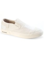 SUN STONE Mens Beige Patchwork Danas Platform Slip On Sneakers Shoes 8 M