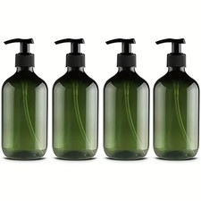 4pcs Reusable Hand Pump Dispenser Bottle Bathroom Shower Gel Shampoo 500ml