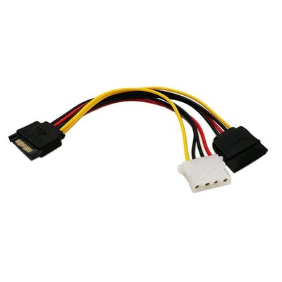Hochgeschwindigkeits 15-Pin SATA zu Molex 4-Pin Adapterkabel für PC-Bau