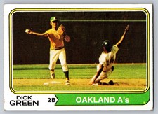 1974 Topps - #392 Dick Green | Oakland Athletics PR