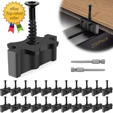 200 Pack Hidden Deck Fasteners for Composite Decking Board Composite Decking 