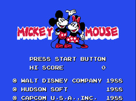 NES Mickey MouseCapade (Nintendo Entertainment System, 1988) Cartridge Only