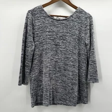 Market Spruce Top Shirt Womens XS Blue Boxy Tunic Tie Back Capsule Nautical