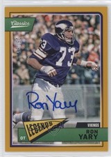 2018 Classics Legends Significant Signatures Gold 6/35 Ron Yary Auto HOF 1q7