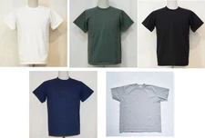 Samurai Jeans SJST-M Plain Short Sleeve T-Shirt M–XXL White  Made in Japan