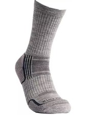 Tough Cutie Gray Merino Wool Hiker Women  s Crew Socks Sz L 10-13 NEW