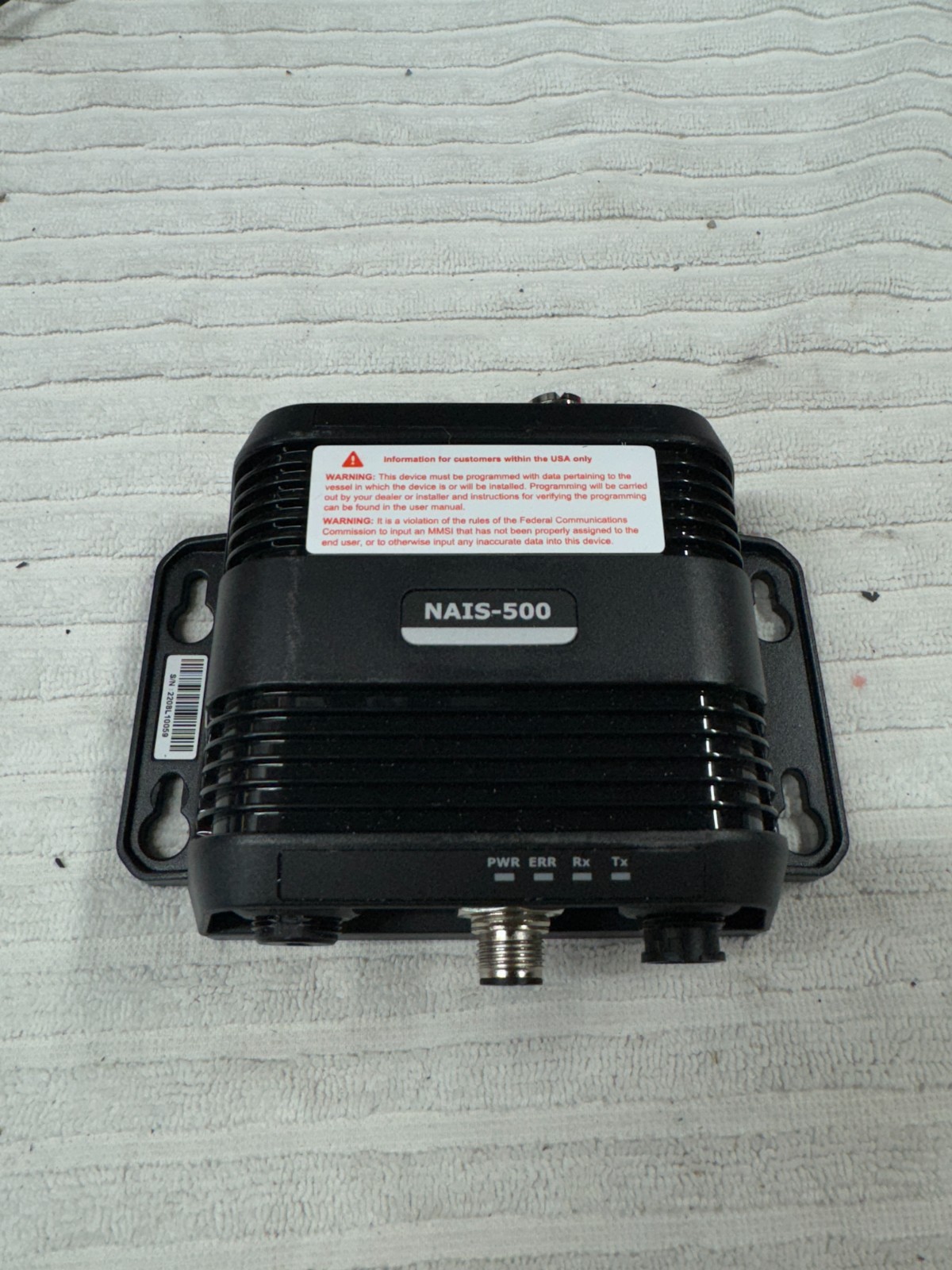 Navico NAIS-500 Ais Transmitter MMSI Cleared