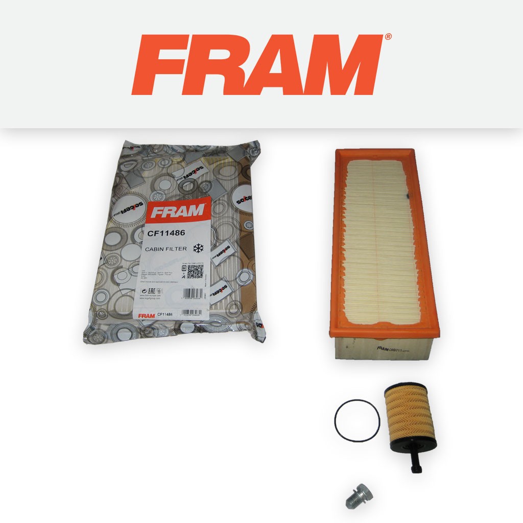 SERVICE KIT for VW JETTA (1K) 1.9 TDI FRAM OIL AIR CABIN FILTERS (2005-2010)