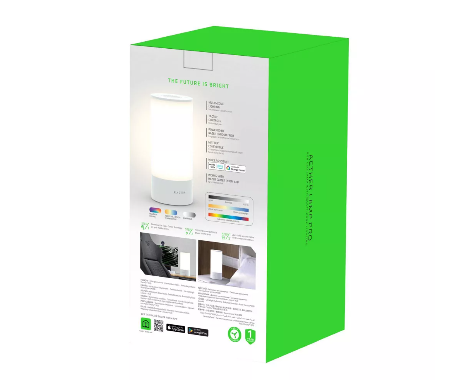 Razer Aether Lamp Pro with Multi Zone RGB LED Lighting - NEW