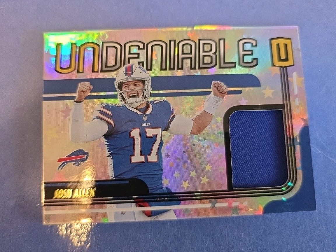 Josh Allen Panini Unparalleled Undeniable Relics #UNJA Impact