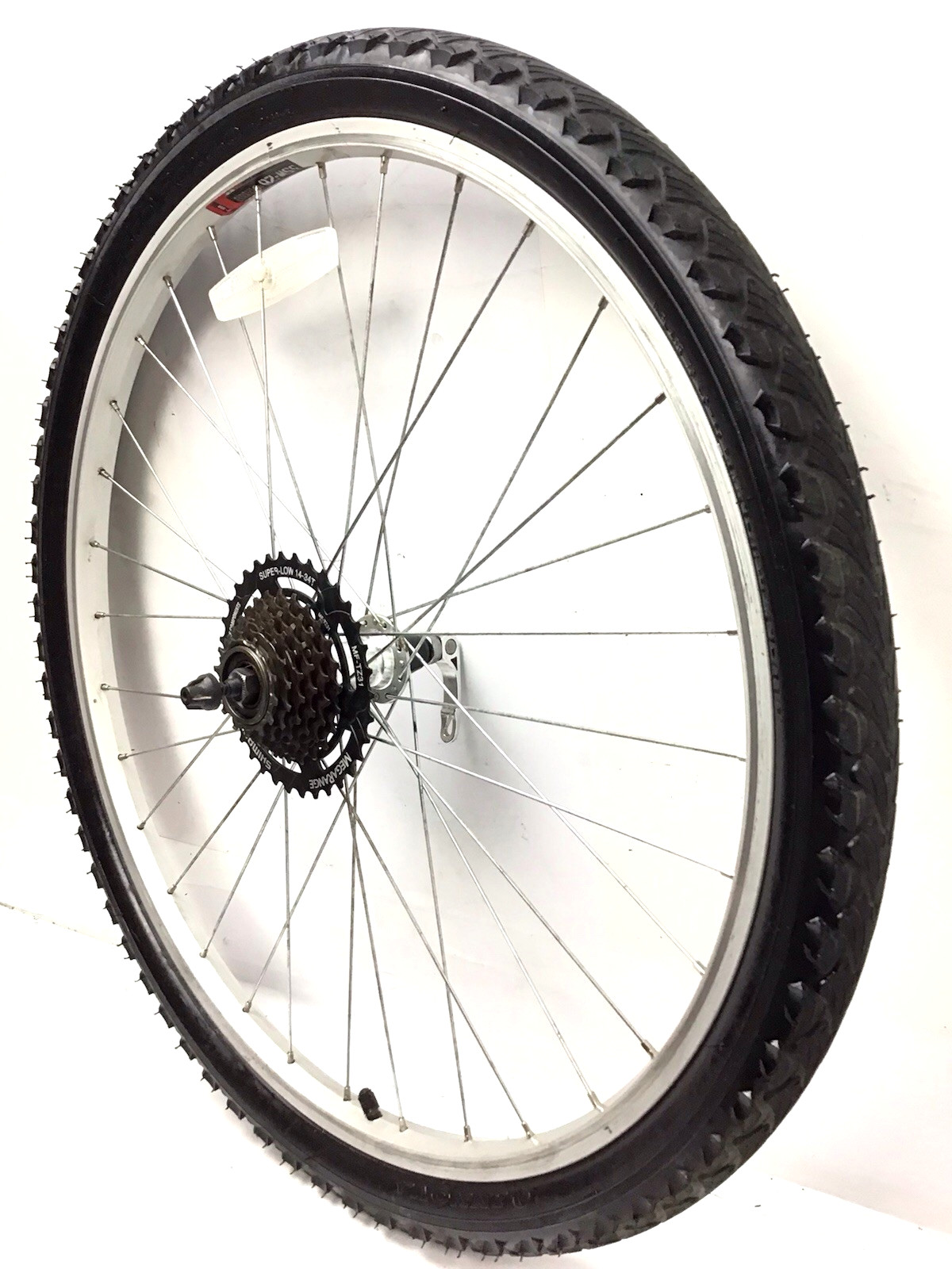 Rear Alloy Qr Wheel 7-speed Freewheel 2.0" Tire Mountain Bike #h57