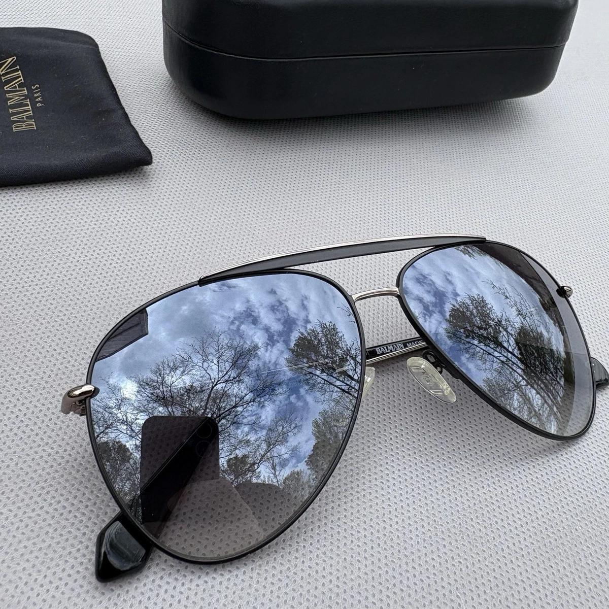 Balmain Paris BL 2031 Sunglasses Balmain Paris BL 2024 women Sunglasses brown EUC with case  main image 2