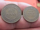 1920 George V Half Penny — photo from another recent sale