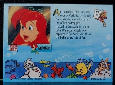 1991 Pro Set Disney's The Little Mermaid Ariel Bath Tub Bubbles