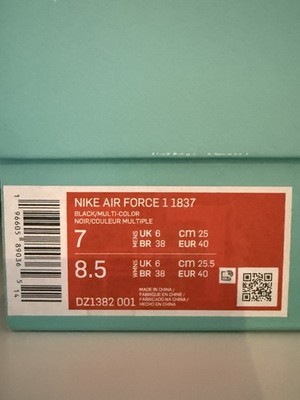 Nike AF1 Tiffany & Co 1837 Size 7M DS BNIB Complete Limited Collector Pair