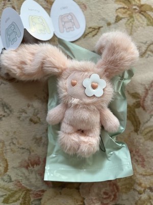 CJ Hendry CLEO Pastel Peach Easter Bunny Plush JuJu New in Tin