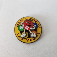 M&M's World Las Vegas Rotating Spinning Moving Metal Enamel Magnet