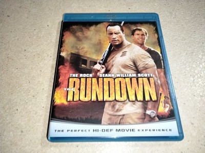 The Rundown Blu-ray Dwayne Rock Johnson Seann William Scott Rosario Dawson Actio