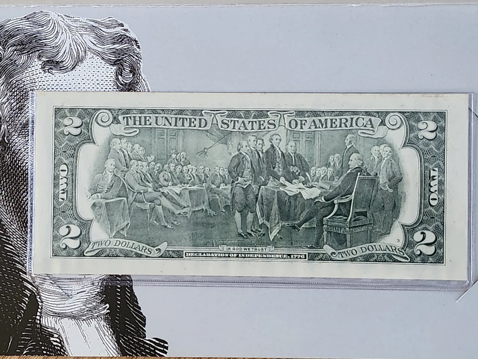 2003 $2 BEP STAR NOTE RICHMOND DISTRICT "ONLY" 16k PRINTED E00010461* - Image 2 of 4