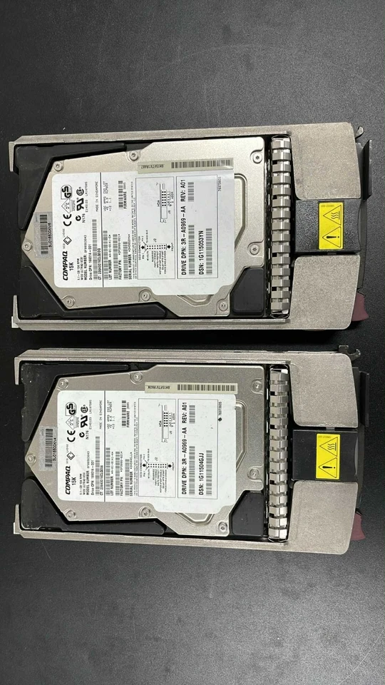 Compaq Proliant 9GB 15K SCSI UW3 HOT SWAP HARD DRIVE W TRAY f 1850R DL380 G2 G3 - Image 3 of 3