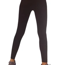 Cuddl Duds Climate Right Legging NWT Women XL Black Plush Warmth Pocket Winter