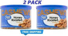 Great Value Honey Roasted Cashews, 8.25 oz