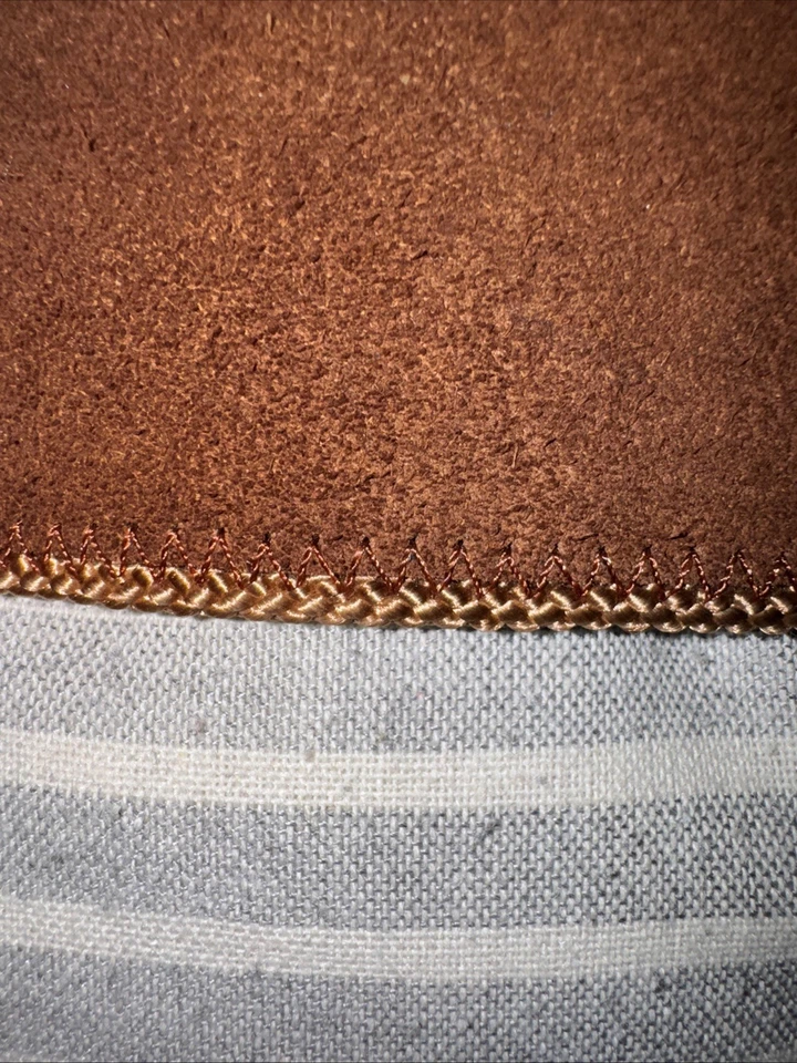 Vintage y2k Christian Dior by John Galliano Wide Brown Suede Leather Belt - Image 4 of 4