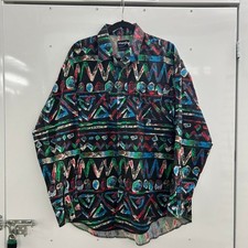 VTG Wrangler Cowboy Cut Regular Fit Long Sleeve Button Up Shirt