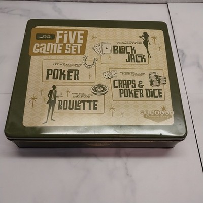 Roulette included 5 game casino set - Wembley casino and lounge