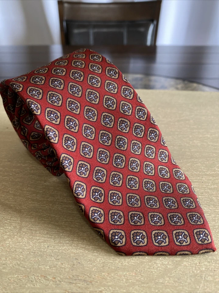 Vintage Atelier Torino Modell-Entwurf 100% Silk Tie Granichery Lucerne 3” X 60” - Image 3 of 4
