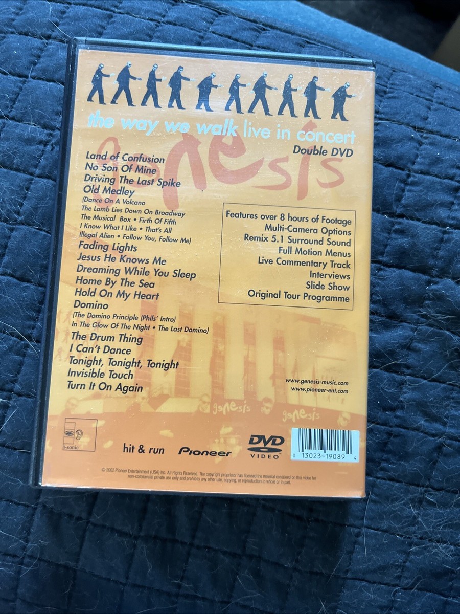 その他 Way We Walk: Live in Concert [DVD] Genesis Double DVD Set 2002 The Way We Walk Live In Concert