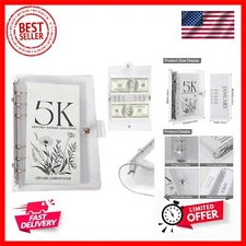 12 Month Savings Challenge,Money Saving Budget Binder with Cash Envelopes, Sa...