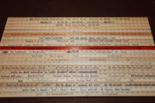 21 Thick Yardstick Wood Wooden Ruler Lot Advertising Sign Color Art Craft Hobby