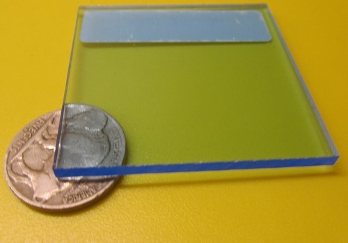 9092 Transparent Blue Acrylic Sheet 1/8" Thick 12" x 24" - Picture 3 of 12