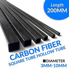 Black Carbon Fiber Square Tube Pipe Square Ho...
