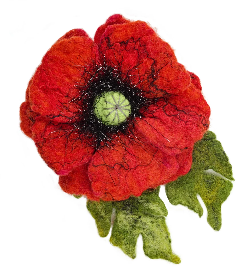 Red Merino Wool Top Roving - Spin into Yarn, Needle Felt wet felt Crafts - Image 2 of 4